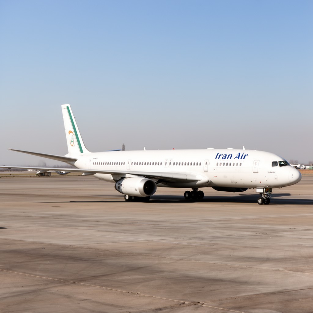 AI-generated illustration of Iran Air