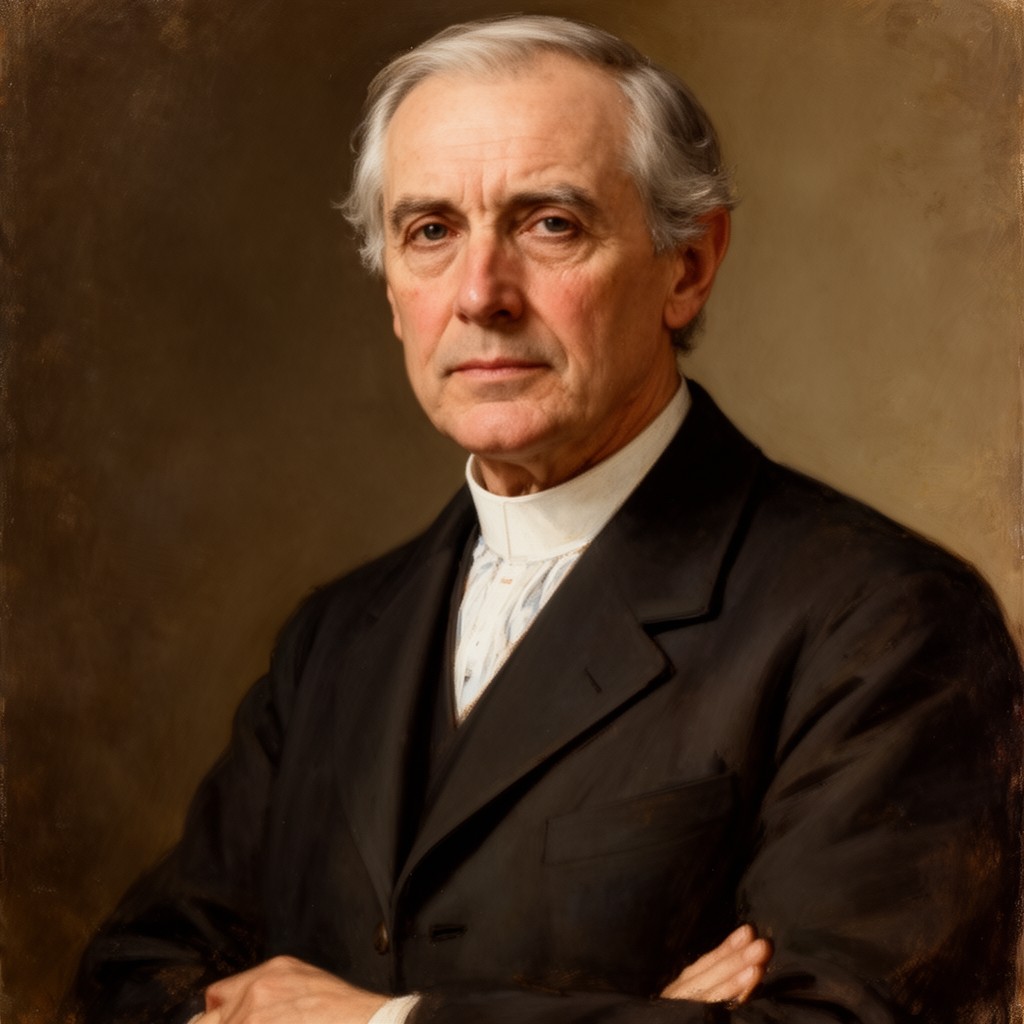 AI-generated illustration of Frank Besant