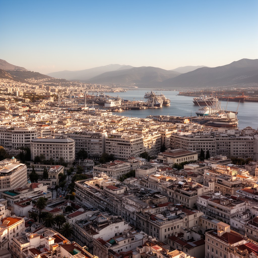 AI-generated illustration of Patras