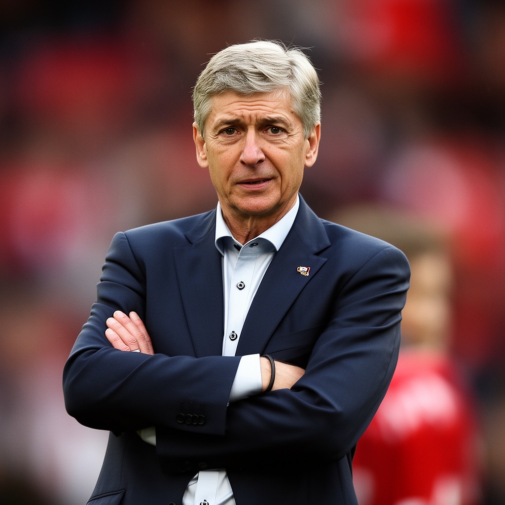 AI-generated illustration of Arsène Wenger