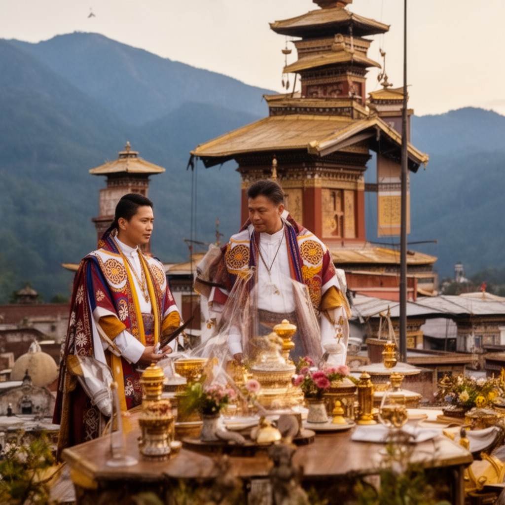 AI-generated illustration of Druk Gyalpo