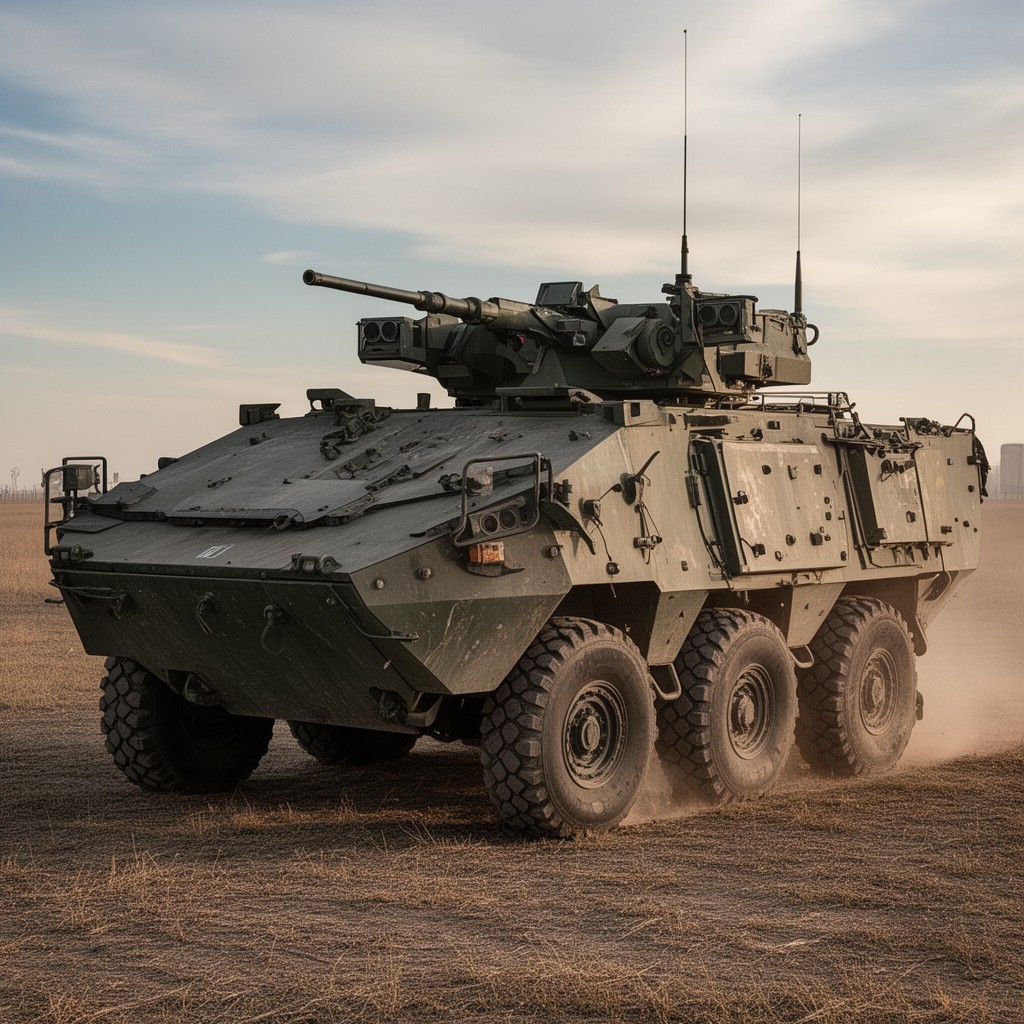 AI-generated illustration of Light Armored Vehicle-25
