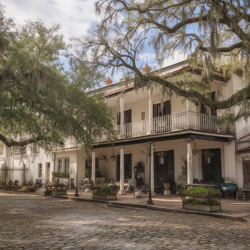 AI-generated illustration of Seville Historic District
