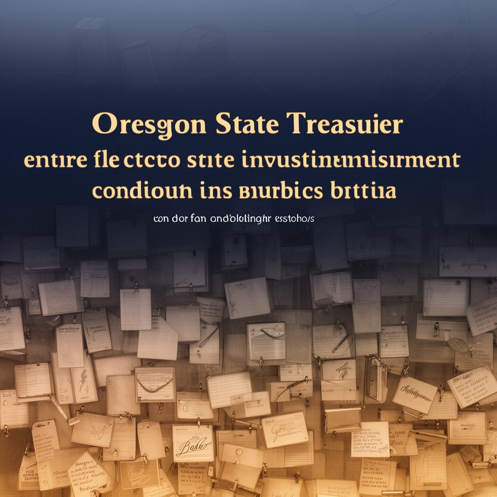 AI-generated illustration of Oregon State Treasurer
