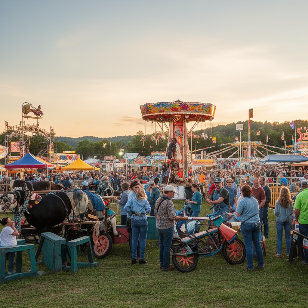 AI-generated illustration of Skowhegan State Fair