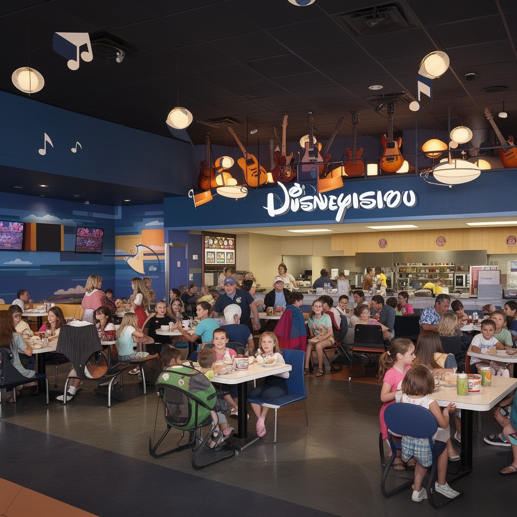 AI-generated illustration of Intermission Food Court