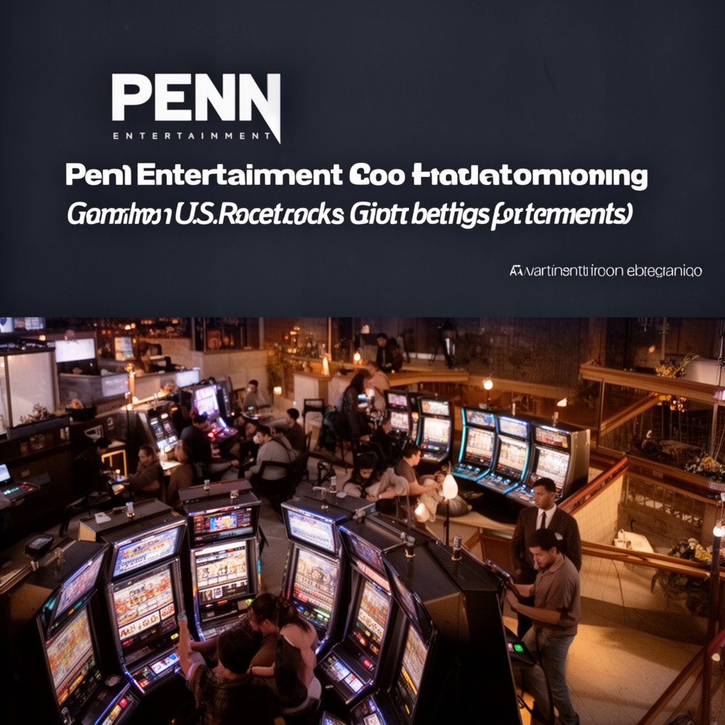 AI-generated illustration of PENN Entertainment