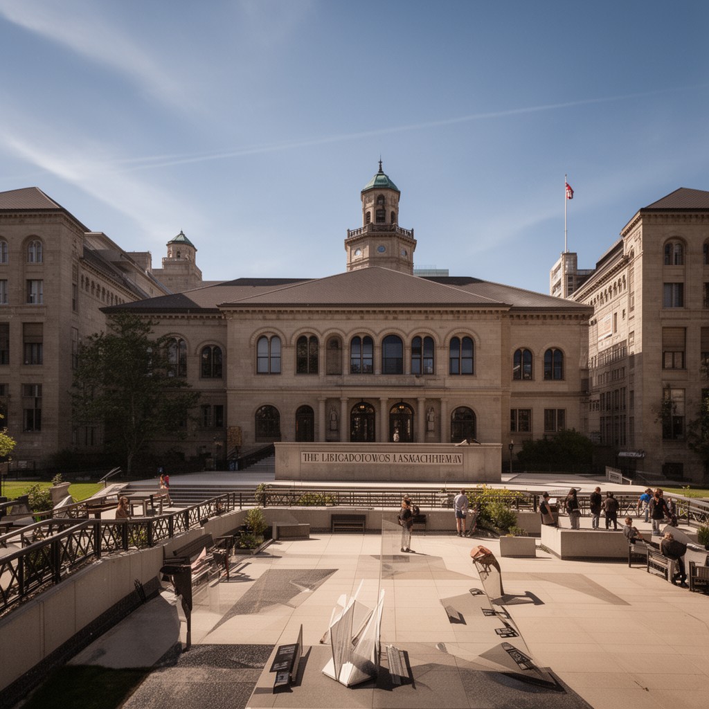 AI-generated illustration of Legislative Assembly of Saskatchewan