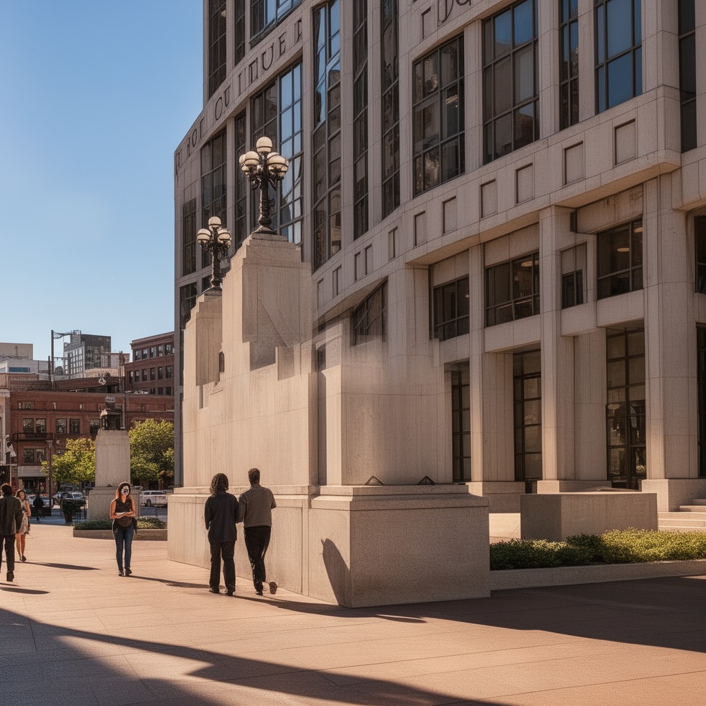 AI-generated illustration of Byron White United States Courthouse