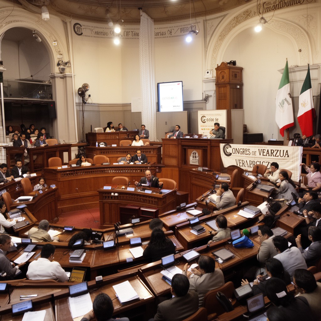 AI-generated illustration of Congress of Veracruz