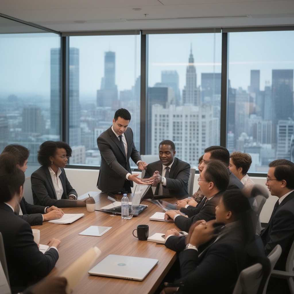 AI-generated illustration of Executive MBA