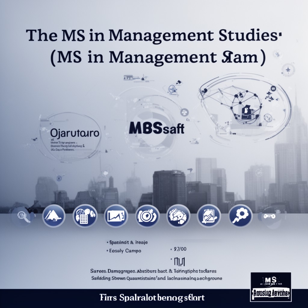 AI-generated illustration of MS in Management Studies