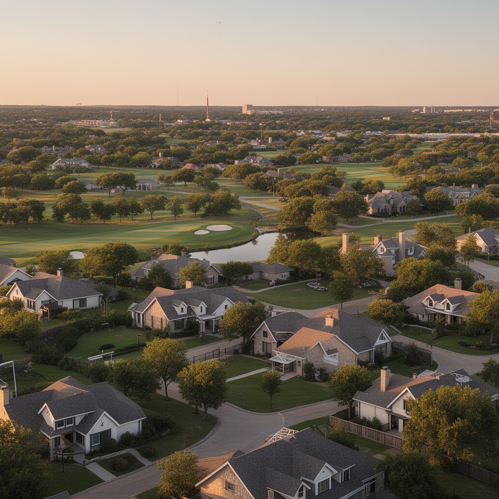 AI-generated illustration of Town of Trophy Club, Texas