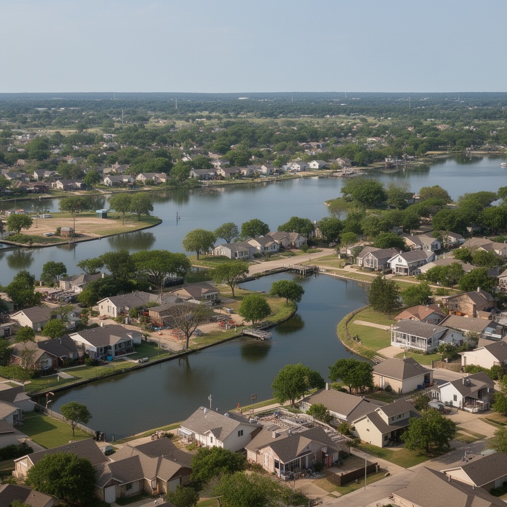 AI-generated illustration of Town of Hickory Creek, Texas