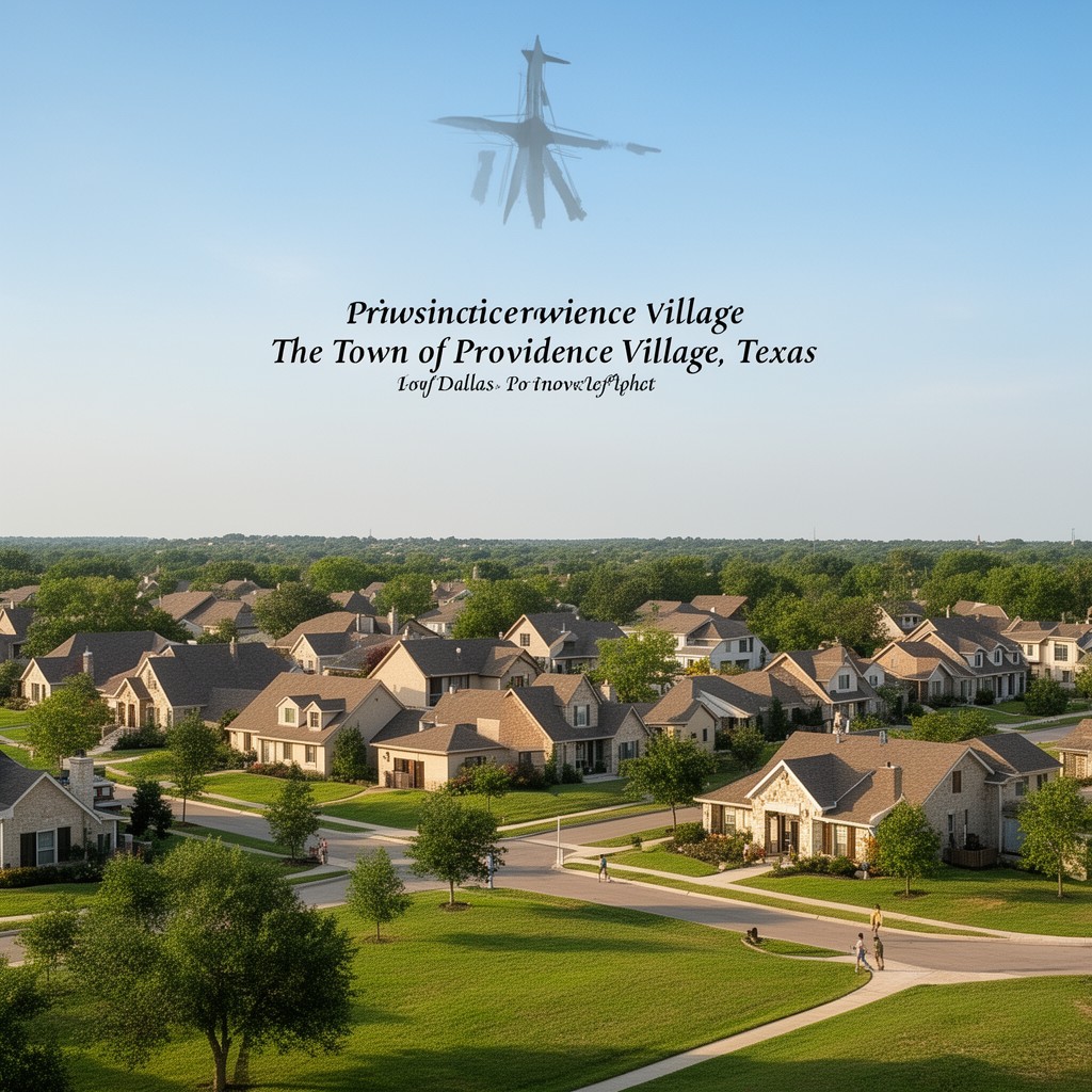 AI-generated illustration of Town of Providence Village, Texas