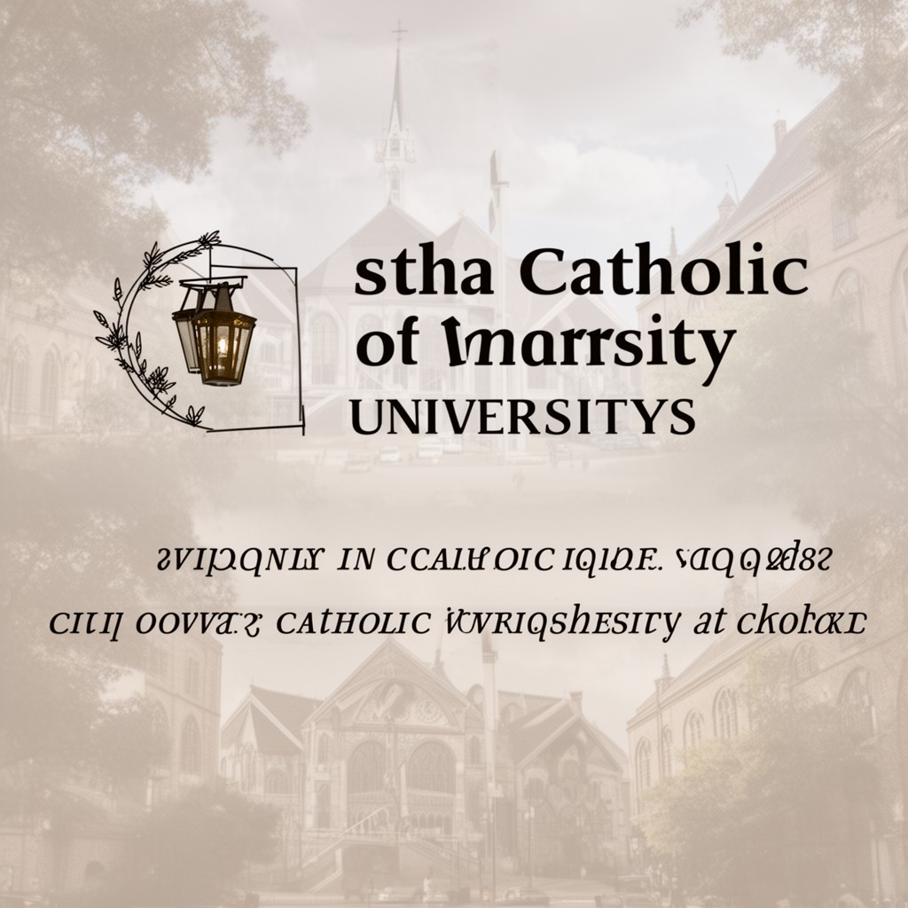AI-generated illustration of Catholic universities