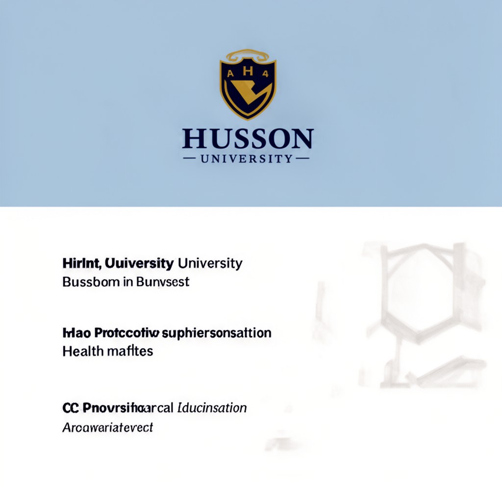 AI-generated illustration of Husson University