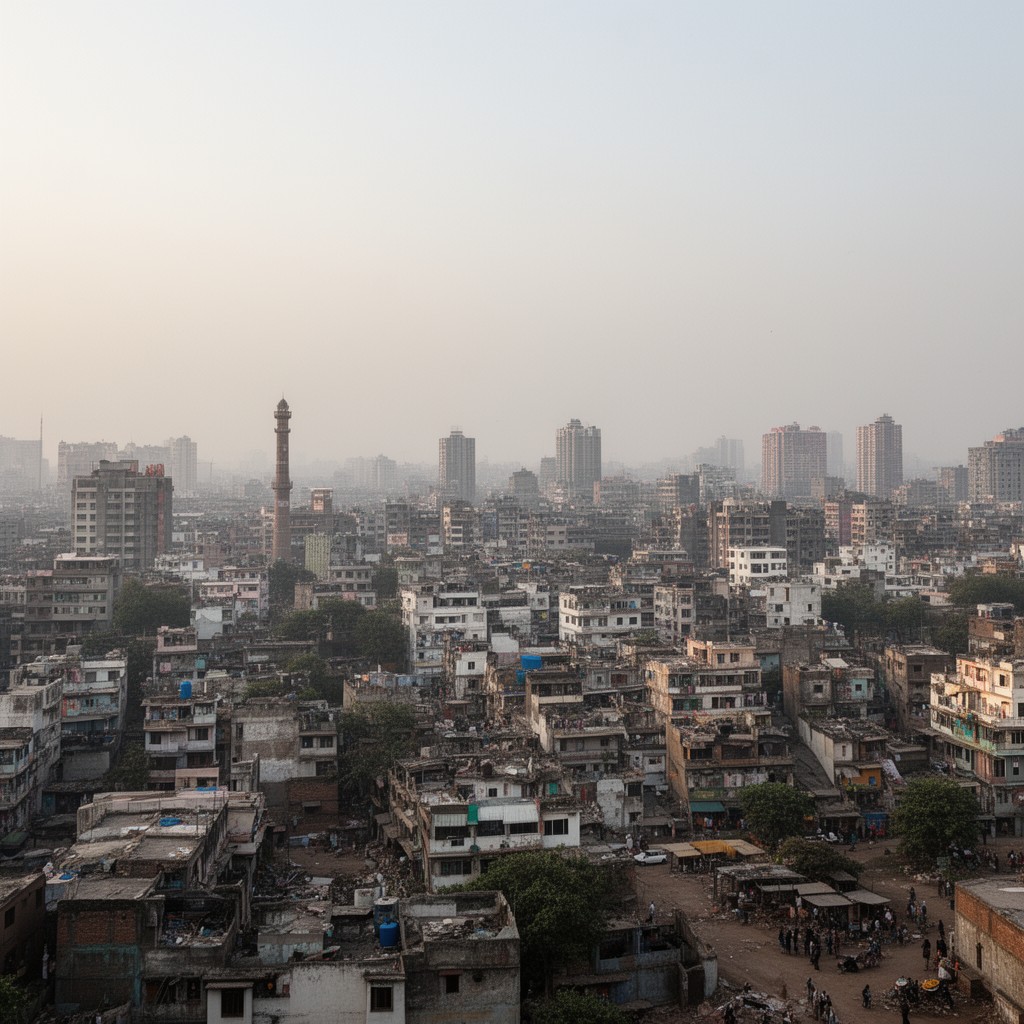 AI-generated illustration of Ghaziabad