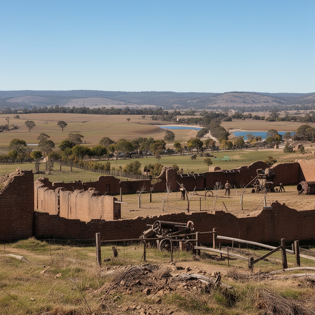AI-generated illustration of Cowra