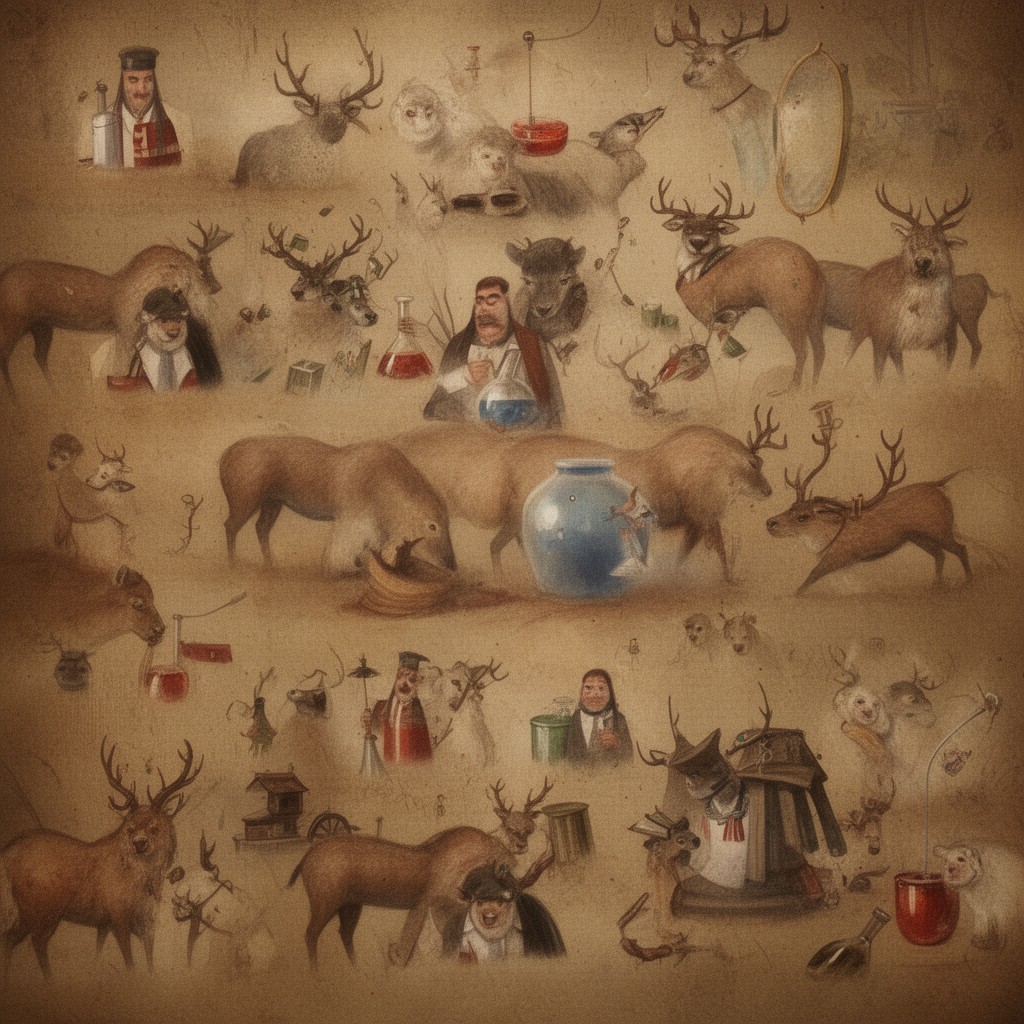 AI-generated illustration of Rudolf