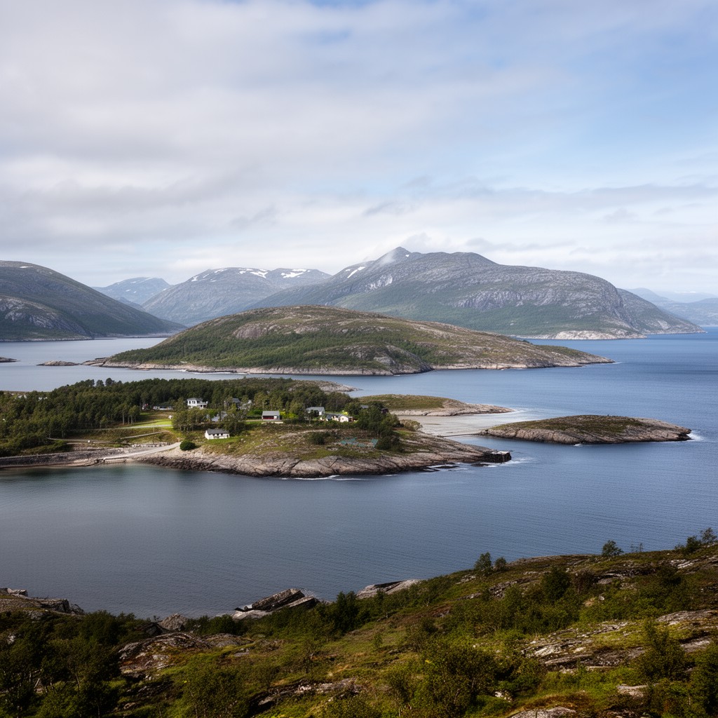 AI-generated illustration of Averøya