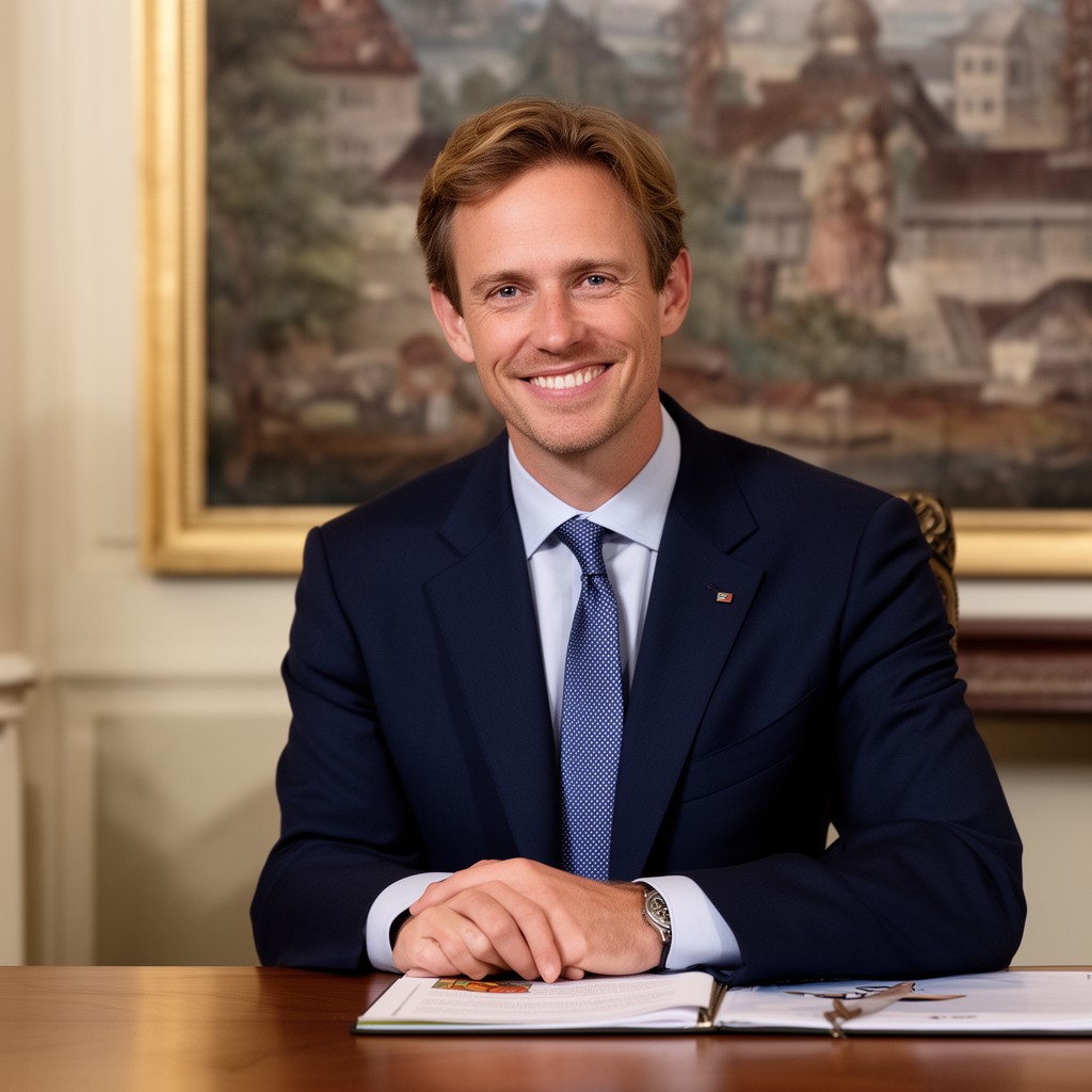 AI-generated illustration of Grand Duke of Luxembourg