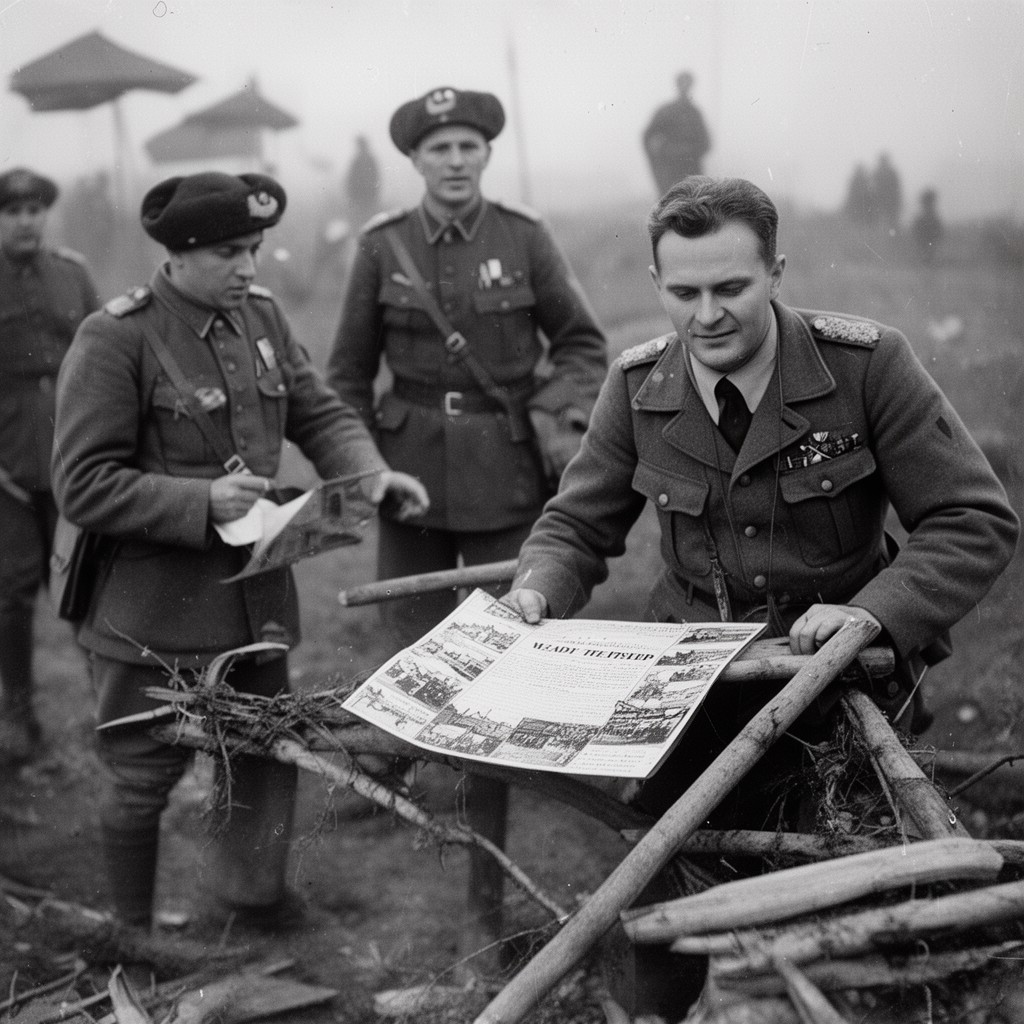 AI-generated illustration of German 17th Army
