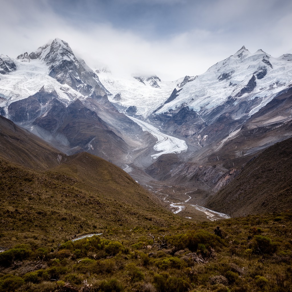 AI-generated illustration of Sierra Nevada del Cocuy National Park