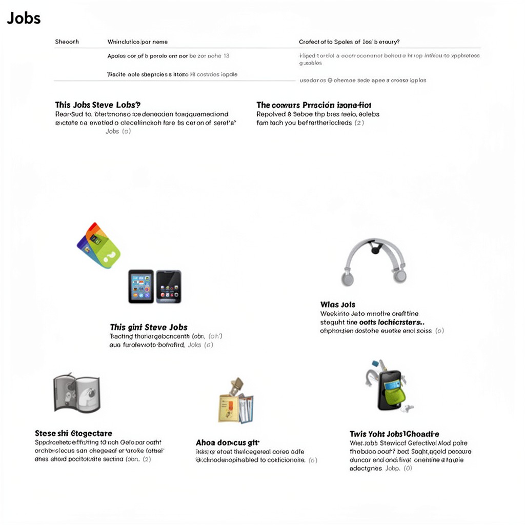 AI-generated illustration of Jobs