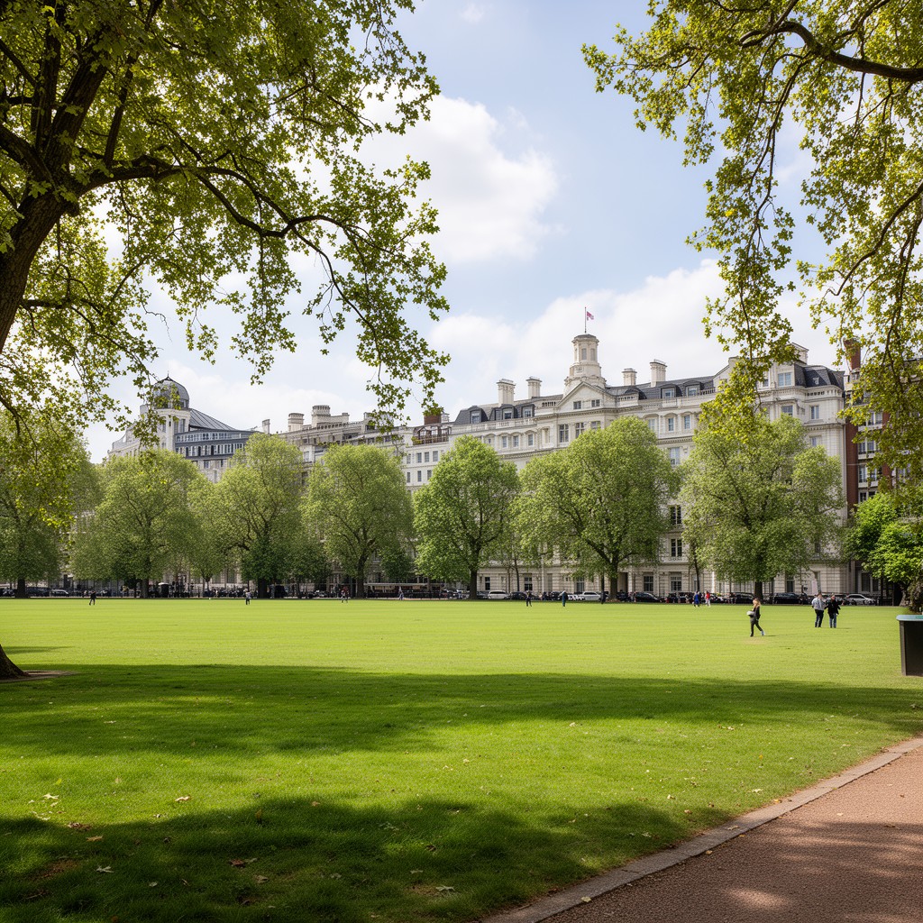 AI-generated illustration of Hyde Park (western edge)