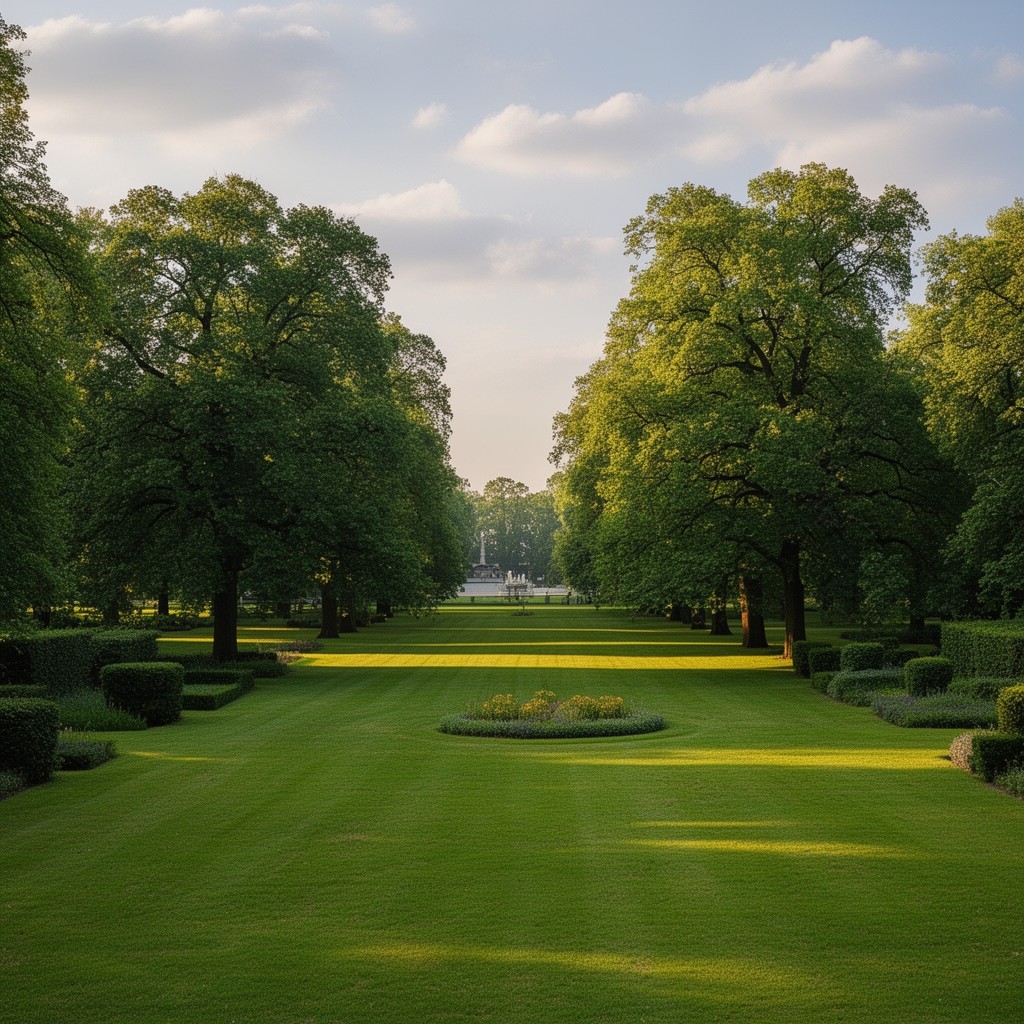 AI-generated illustration of Georgengarten