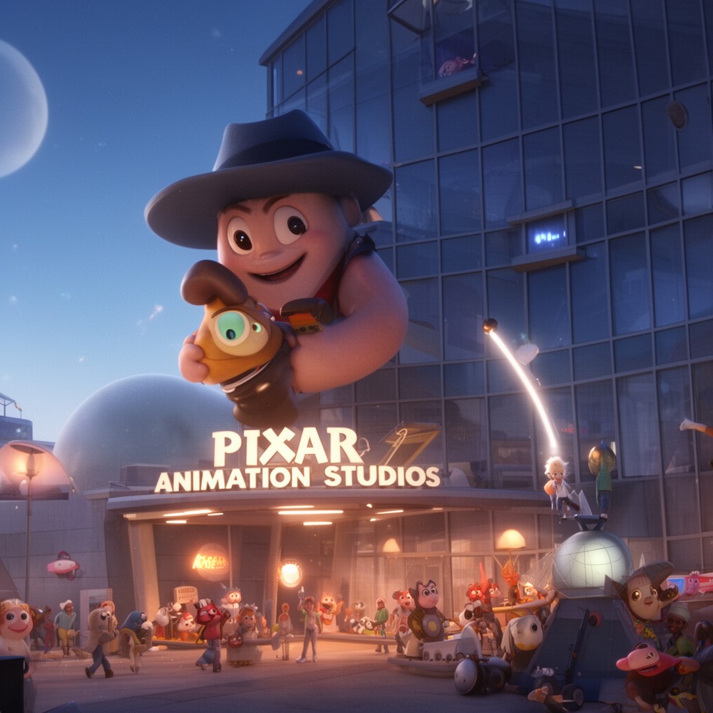 AI-generated illustration of Pixar Animation Studios