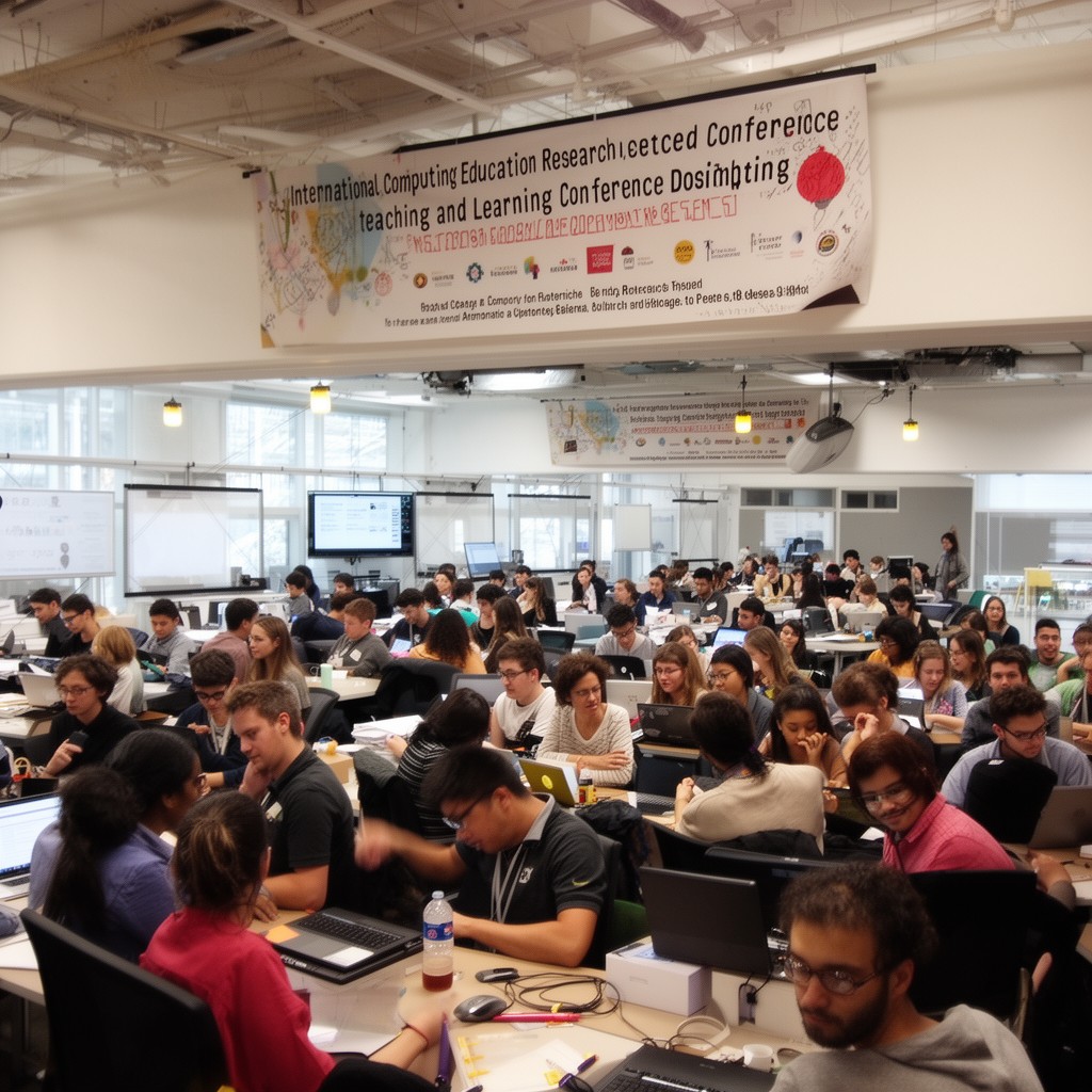 AI-generated illustration of International Computing Education Research conference