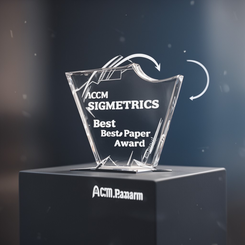 AI-generated illustration of ACM SIGMETRICS Best Paper Award