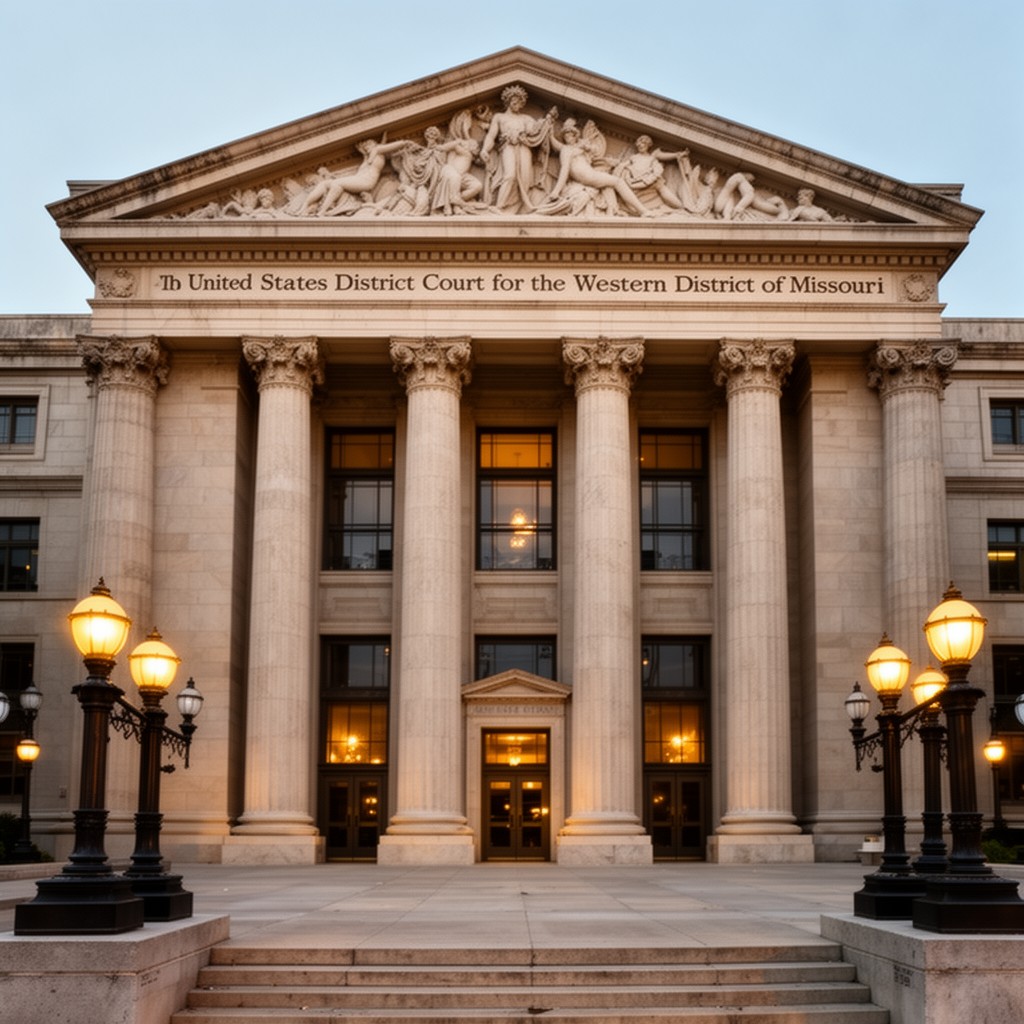 AI-generated illustration of United States District Court for the Western District of Missouri