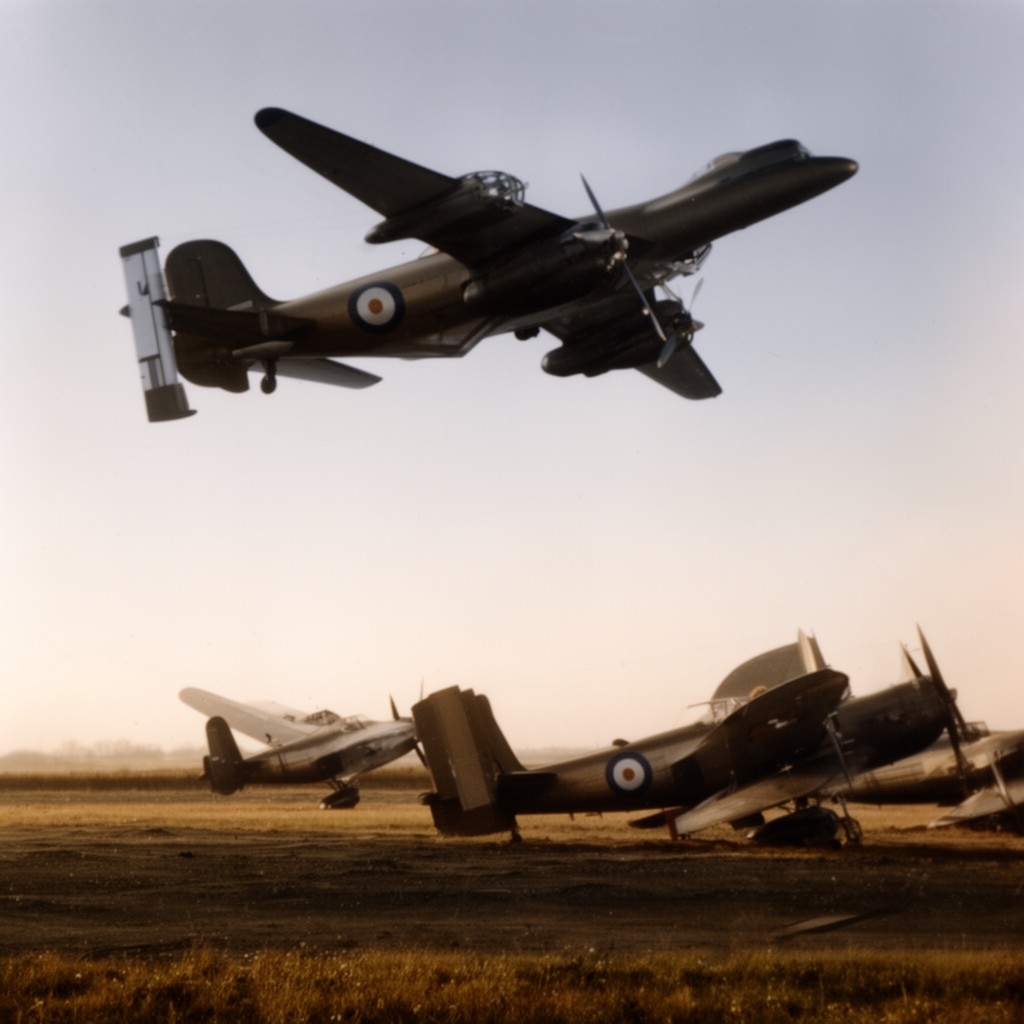 AI-generated illustration of No. 11 Group RAF