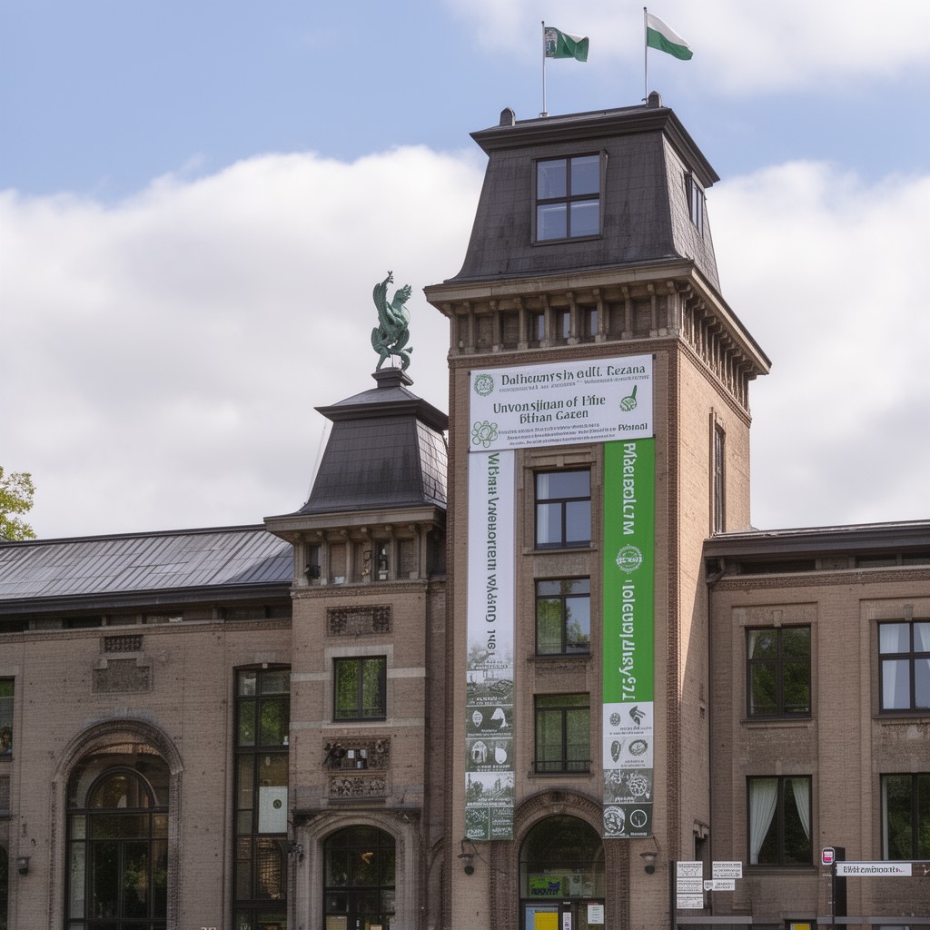 AI-generated illustration of University of Life Sciences in Poznań