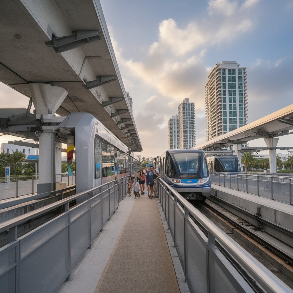 AI-generated illustration of Metromover