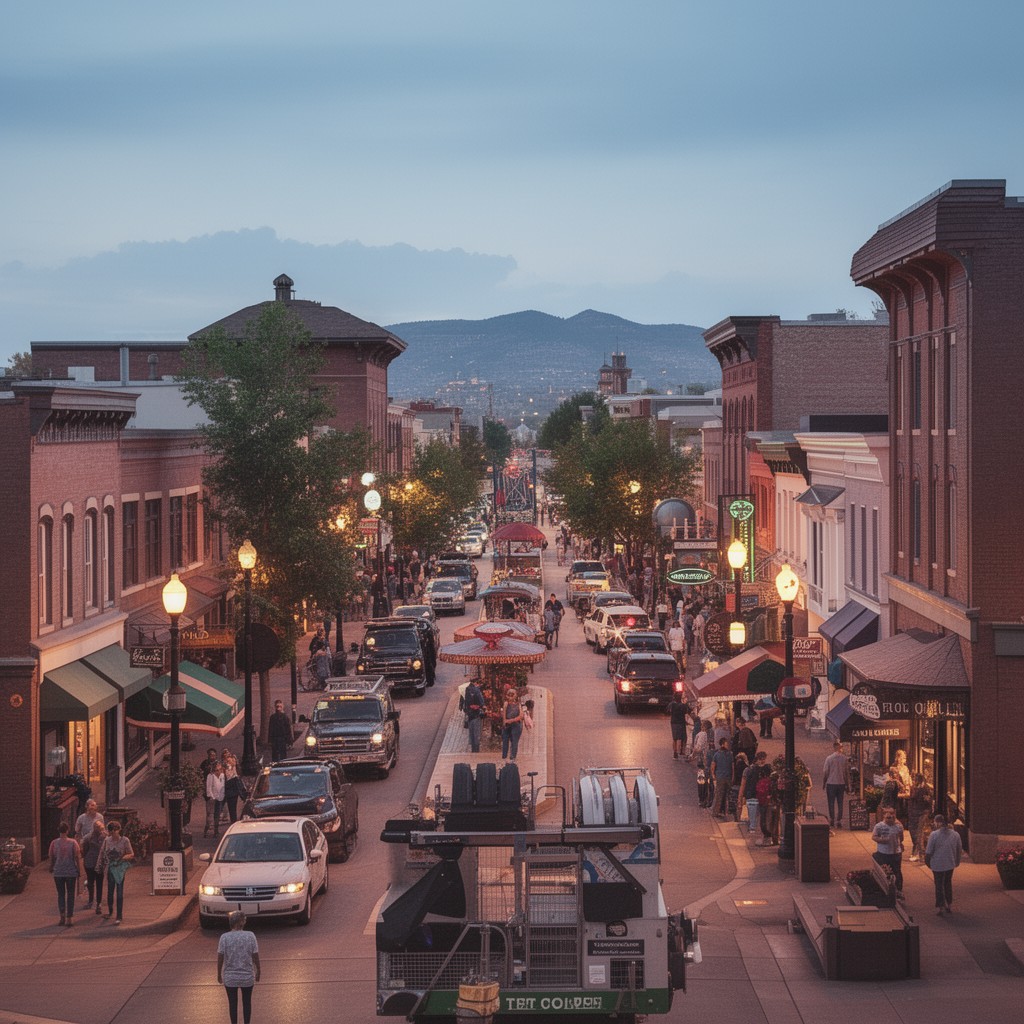 AI-generated illustration of Fort Collins