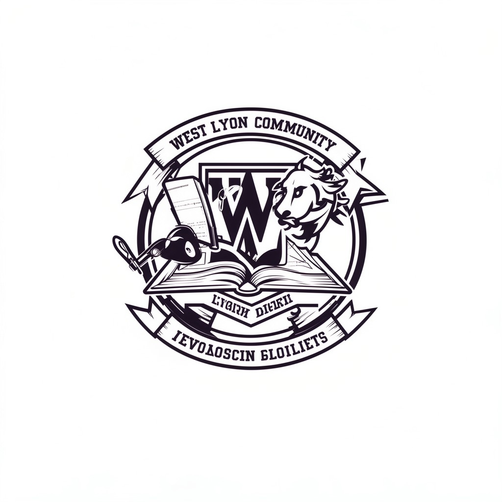 AI-generated illustration of West Lyon Community School District