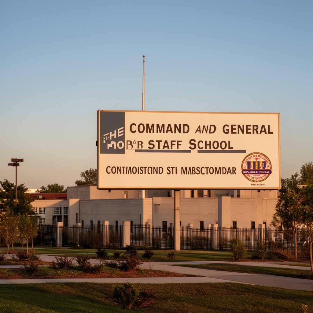 AI-generated illustration of Command and General Staff School