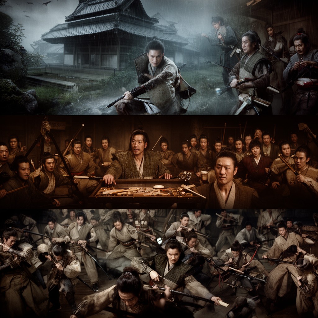 AI-generated illustration of 47 Ronin