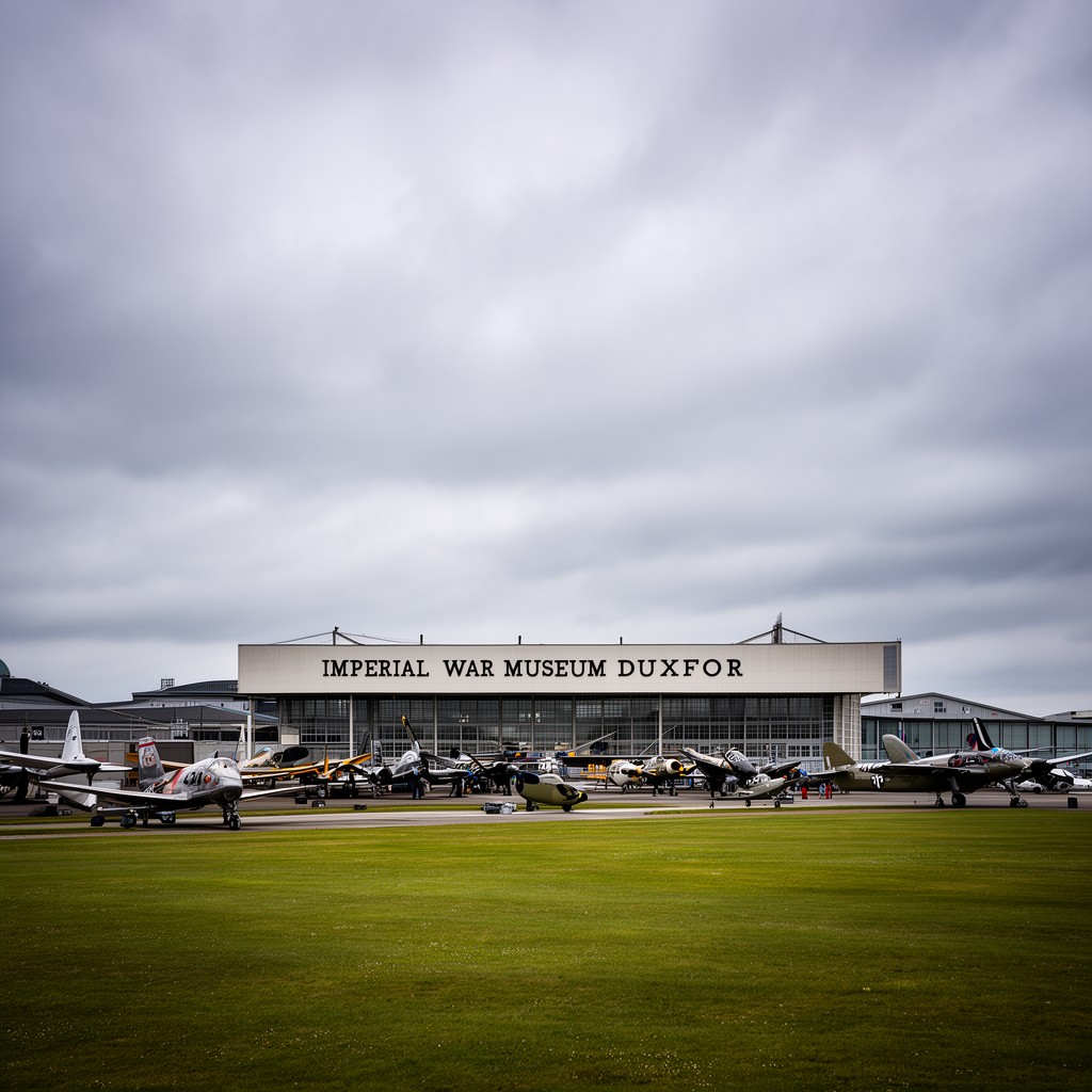 AI-generated illustration of Imperial War Museum Duxford