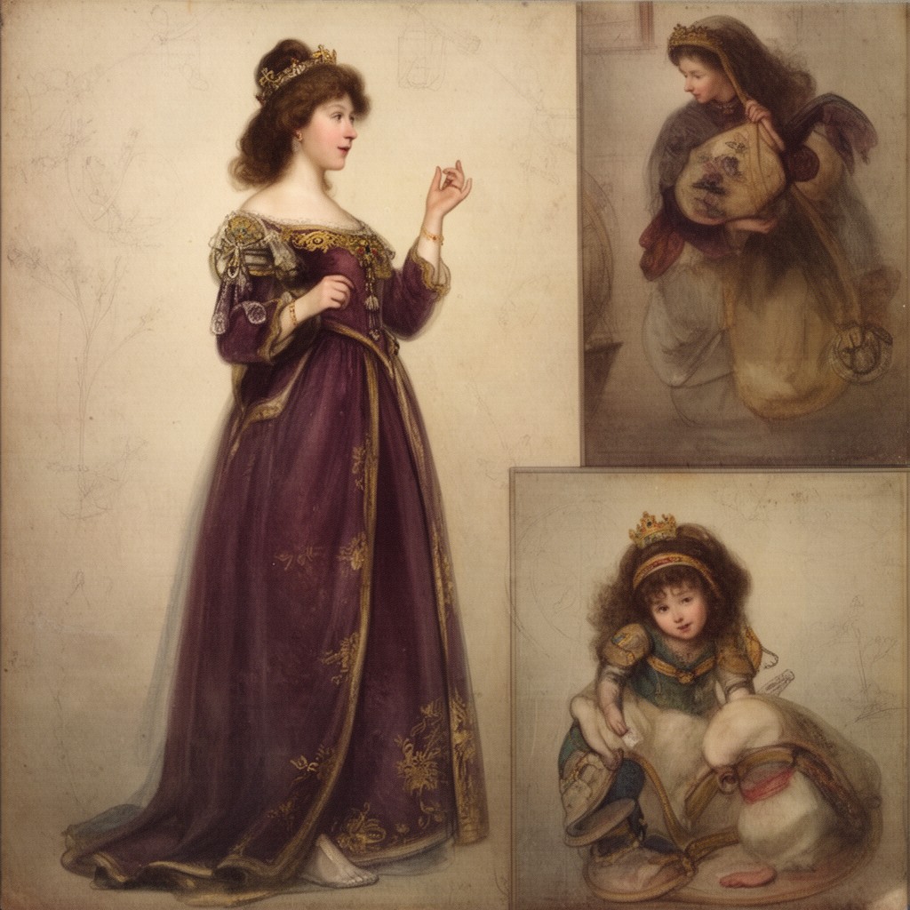 AI-generated illustration of Princess of Ireland