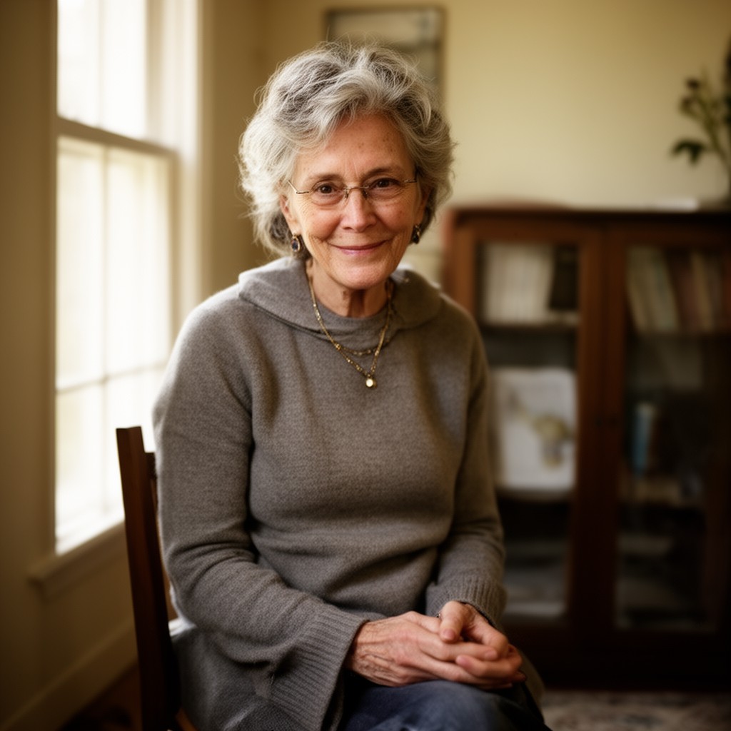 AI-generated illustration of Anne H. Ehrlich
