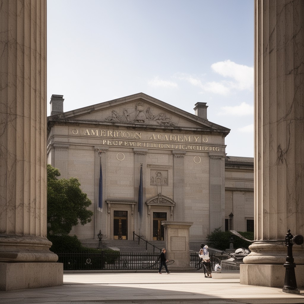 AI-generated illustration of American Academy of Arts and Letters