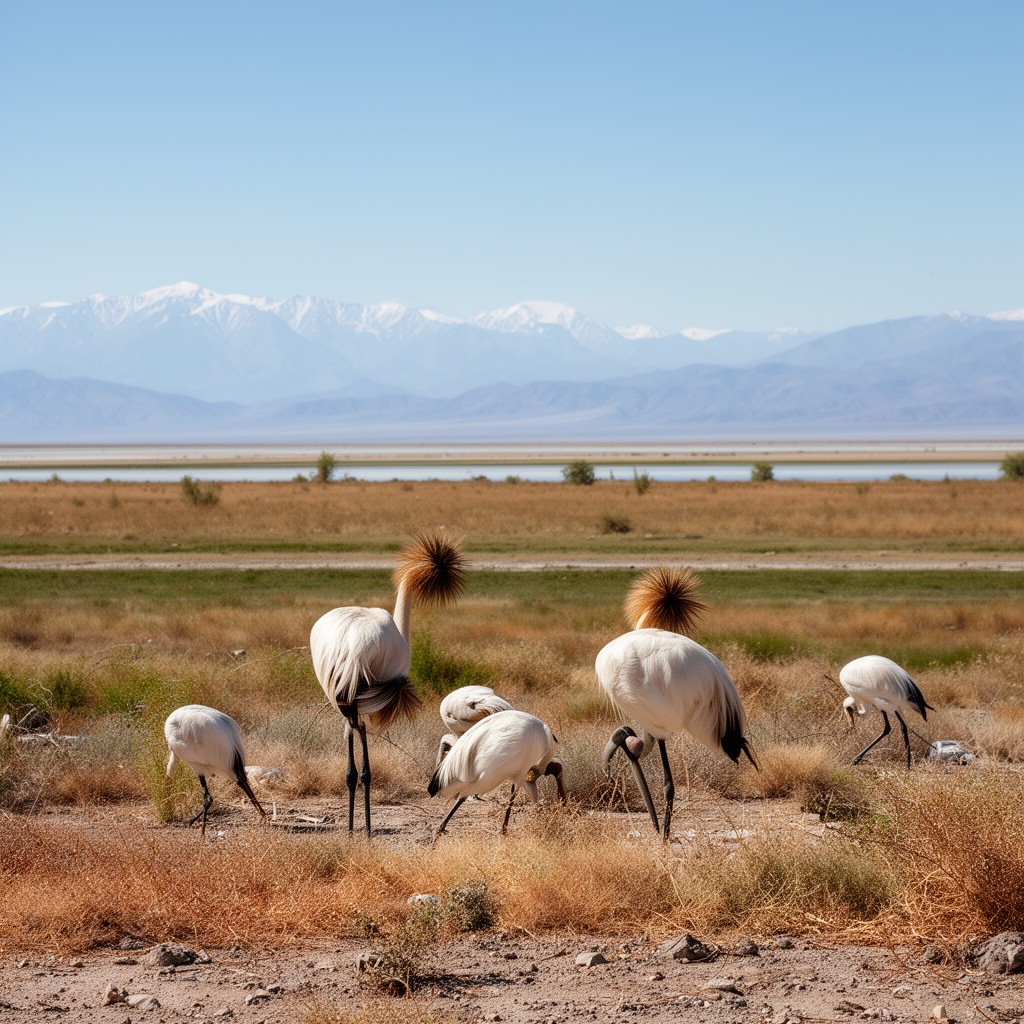 AI-generated illustration of Sonny Bono Salton Sea National Wildlife Refuge