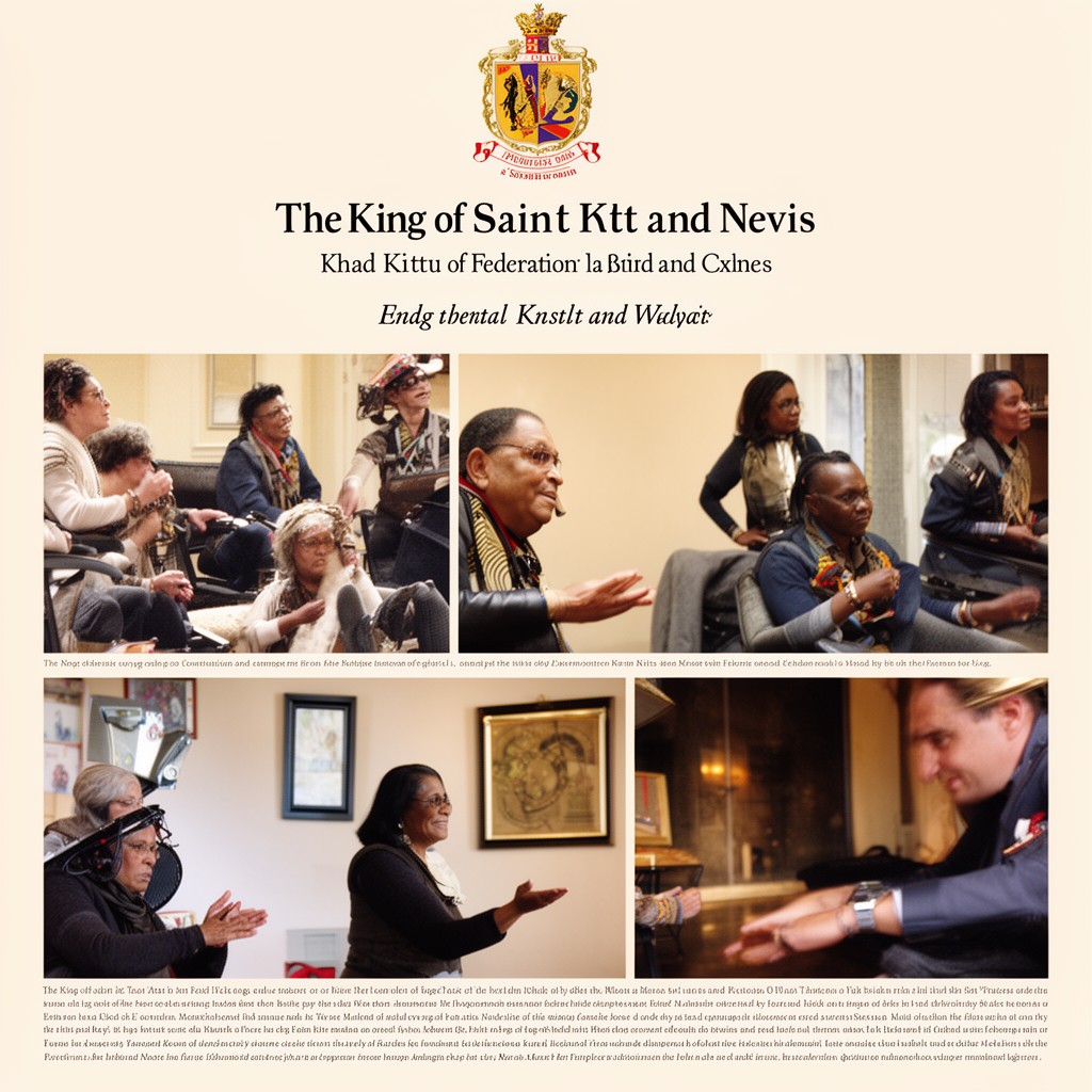 AI-generated illustration of King of Saint Kitts and Nevis