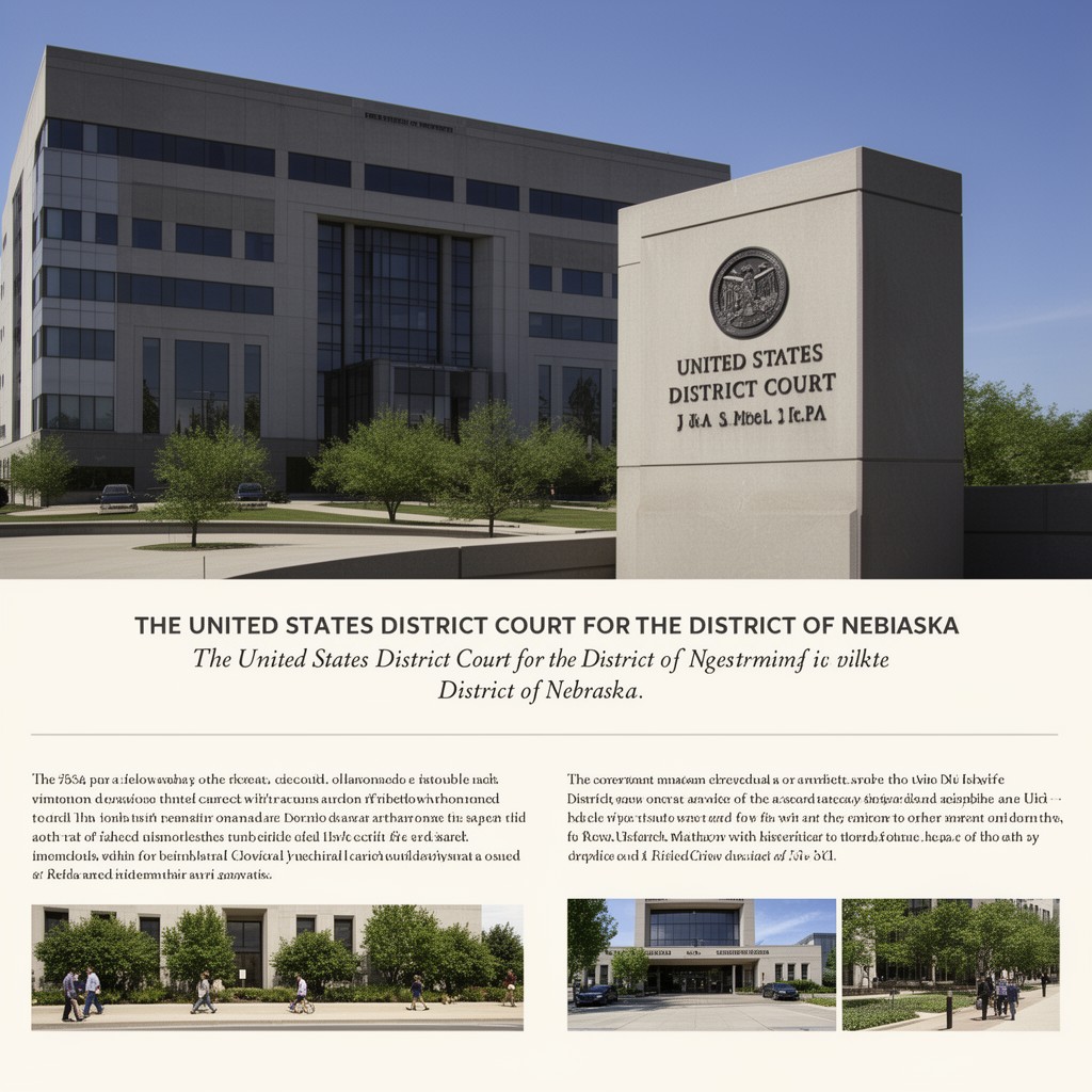 AI-generated illustration of United States District Court for the District of Nebraska