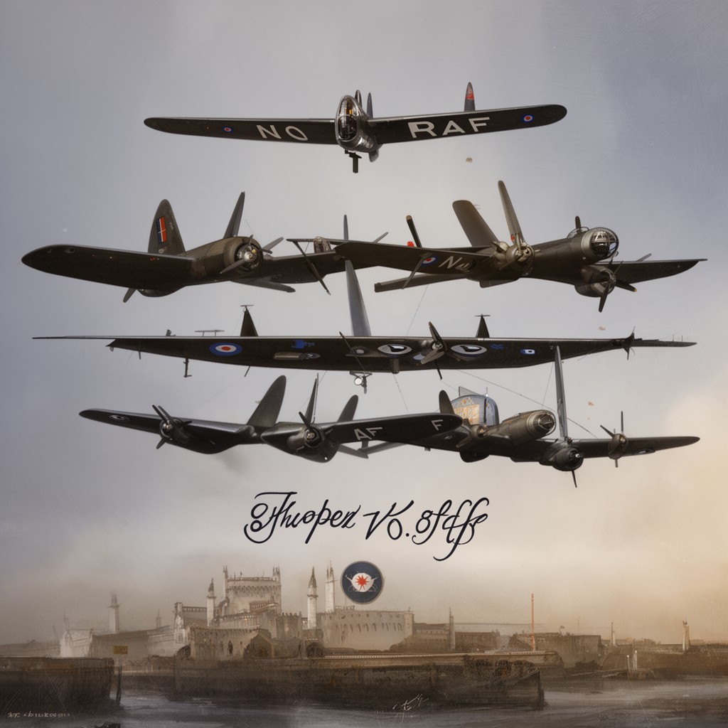 AI-generated illustration of No. 10 Group RAF